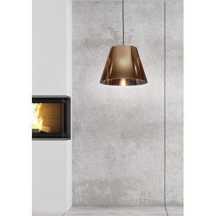 Luster na sajli PLATINO 1xE27/60W/230V