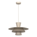 Luster na sajli PLATO 1xE27/15W/230V bež