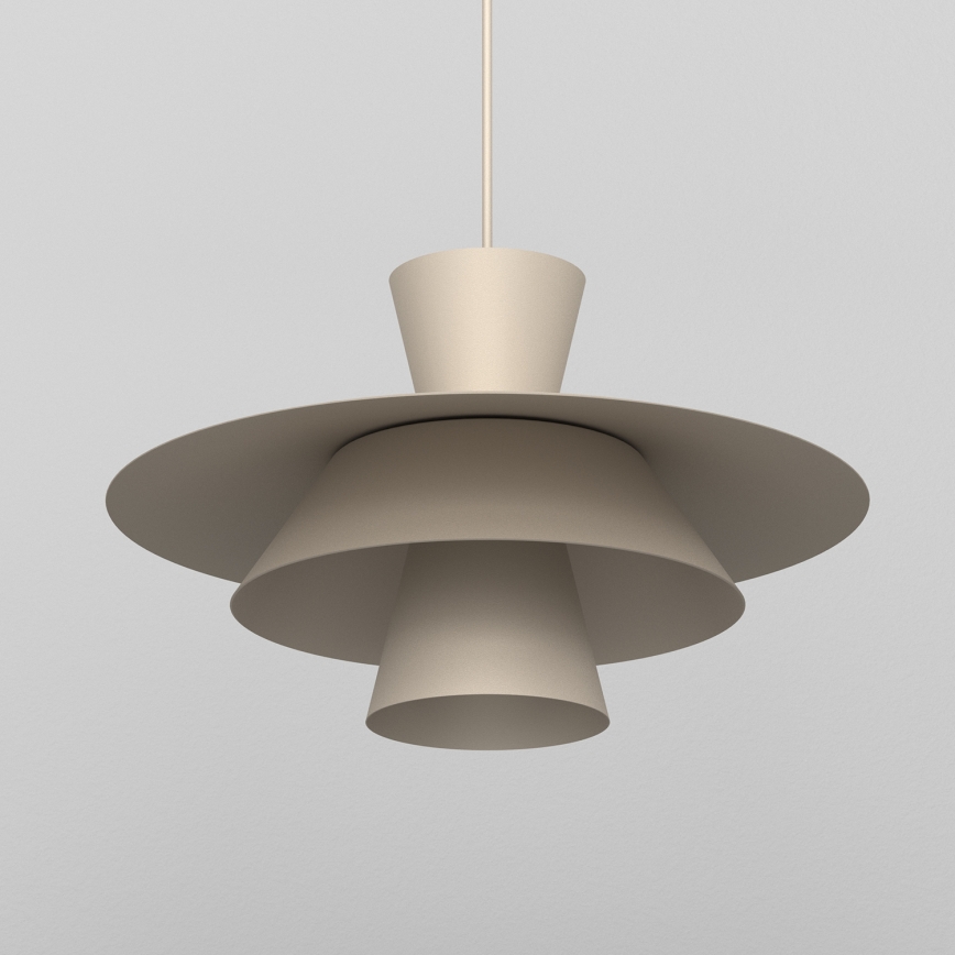 Luster na sajli PLATO 1xE27/15W/230V bež