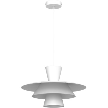 Luster na sajli PLATO 1xE27/15W/230V bijela