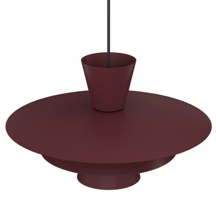 Luster na sajli PLATO 1xE27/15W/230V bordo