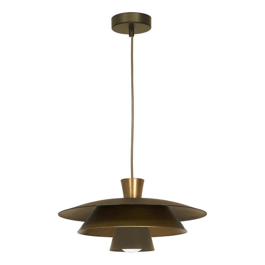 Luster na sajli PLATO 1xE27/15W/230V mesing/zlatna