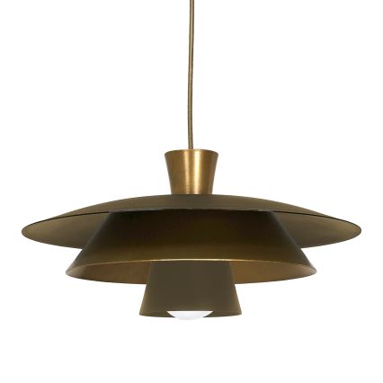 Luster na sajli PLATO 1xE27/15W/230V mesing/zlatna