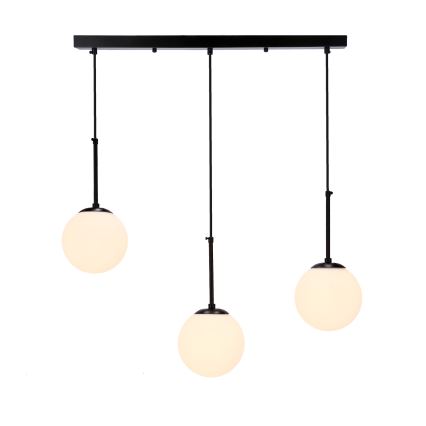 Luster na sajli POMPEI 3xE27/40W/230V crna
