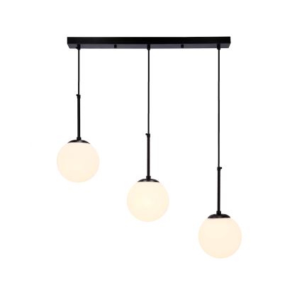 Luster na sajli POMPEI 3xE27/40W/230V crna