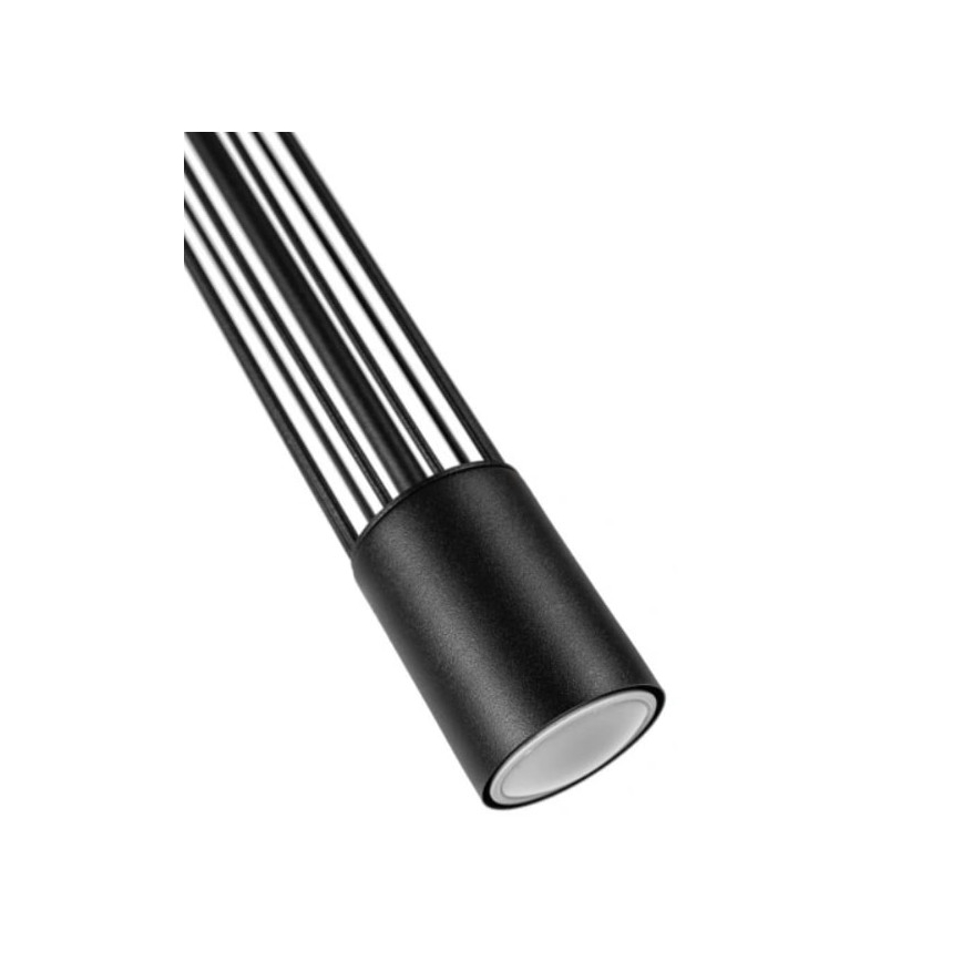 Luster na sajli PRESCOT 2xGU10/40W/230V crna