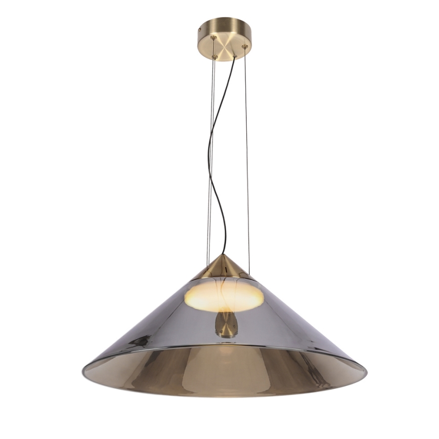 Luster na sajli PRESTO 1xGX53/10W/230V Ø 50 cm zlatna/dimno-siva