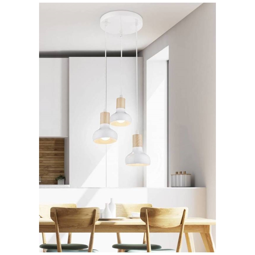 Luster na sajli PUERTO 3xE14/40W/230V