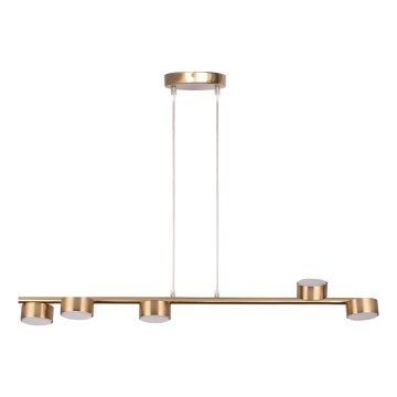 Luster na sajli PUNTO 5xGX53/12W/230V zlatna