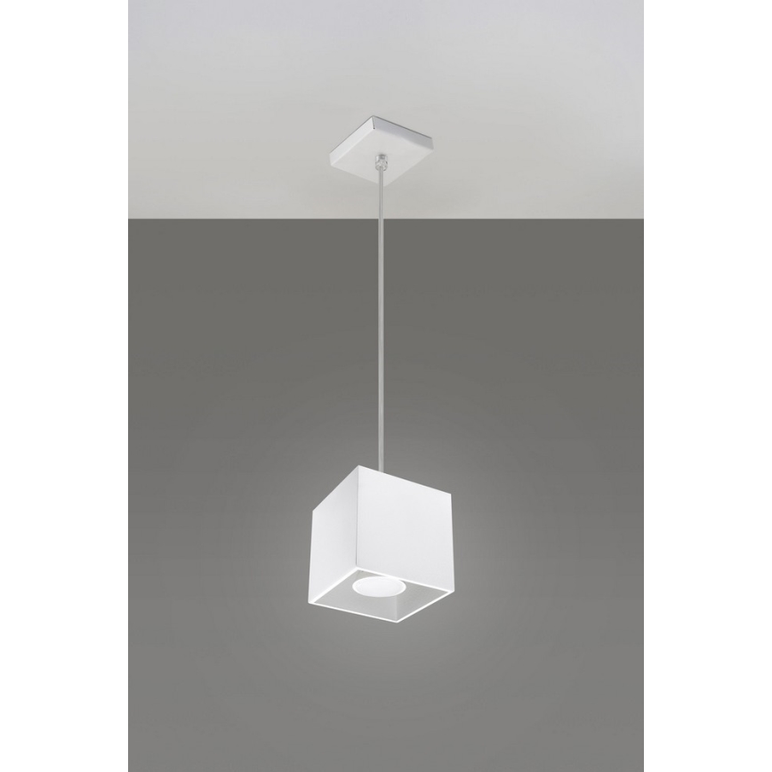 Luster na sajli QUAD 1 1xGU10/40W/230V bijela