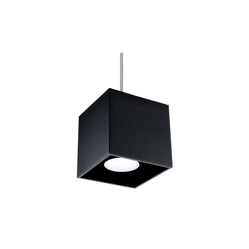 Luster na sajli QUAD 1 1xGU10/40W/230V crna
