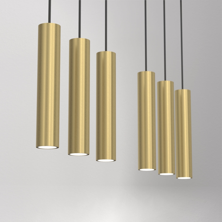 Luster na sajli RAITO 6xGU10/8W/230V mesing