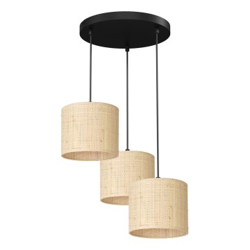 Luster na sajli RATTAN 3xE27/60W/230V ratan