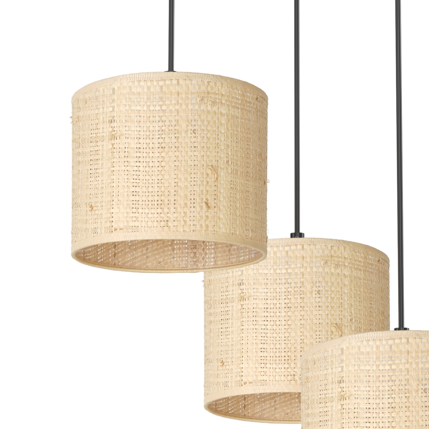 Luster na sajli RATTAN 3xE27/60W/230V ratan
