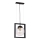 Luster na sajli REY 1xE27/60W/230V