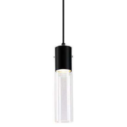Luster na sajli RICKY 1xGU10/10W/230V crna
