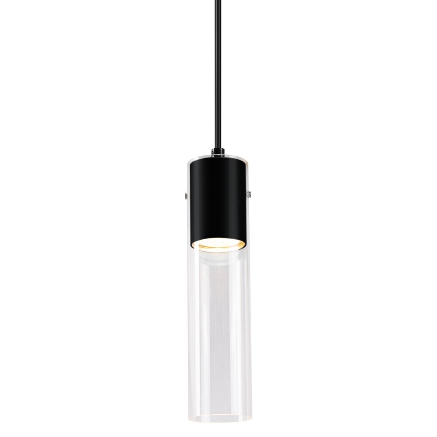 Luster na sajli RICKY 1xGU10/10W/230V crna