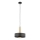 Luster na sajli RIF LUX 1xGX53/12W/230V pr. 25 cm crna/zlatna