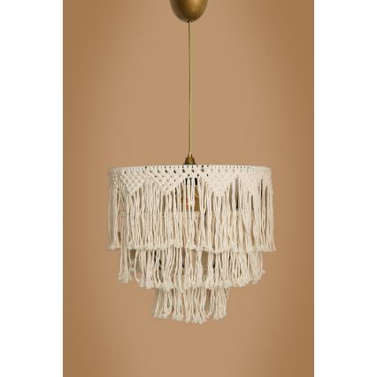 Luster na sajli RIMINI 1xE27/40W/230V krem