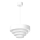 Luster na sajli RINGS 1xE27/15W/230V bijela