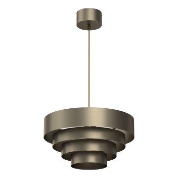 Luster na sajli RINGS 1xE27/15W/230V mesing