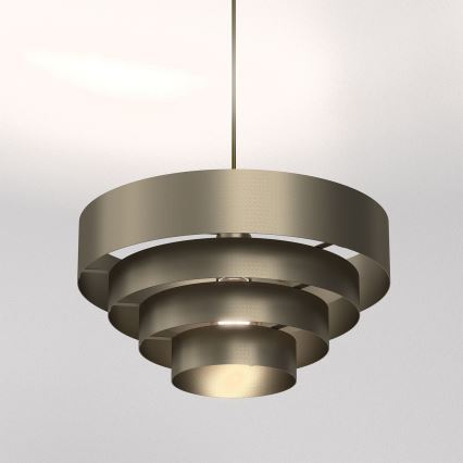 Luster na sajli RINGS 1xE27/15W/230V mesing