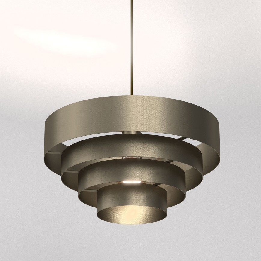 Luster na sajli RINGS 1xE27/15W/230V mesing