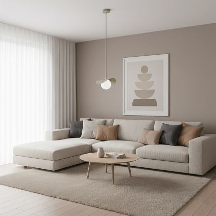 Luster na sajli RITUAL 1xG9/8W/230V bež