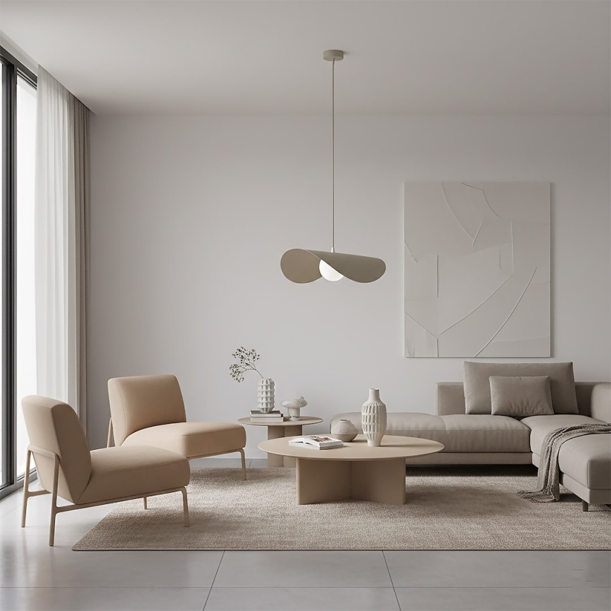 Luster na sajli RITUAL 1xG9/8W/230V bež