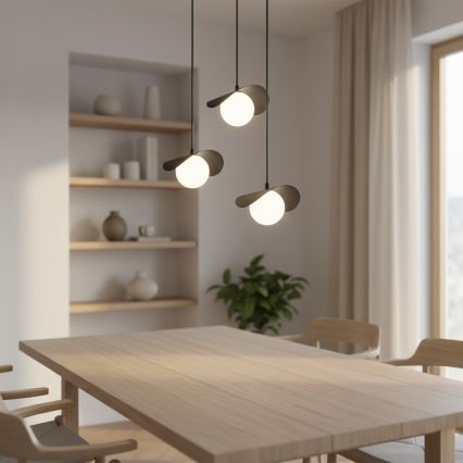 Luster na sajli RITUAL 3xG9/8W/230V crni