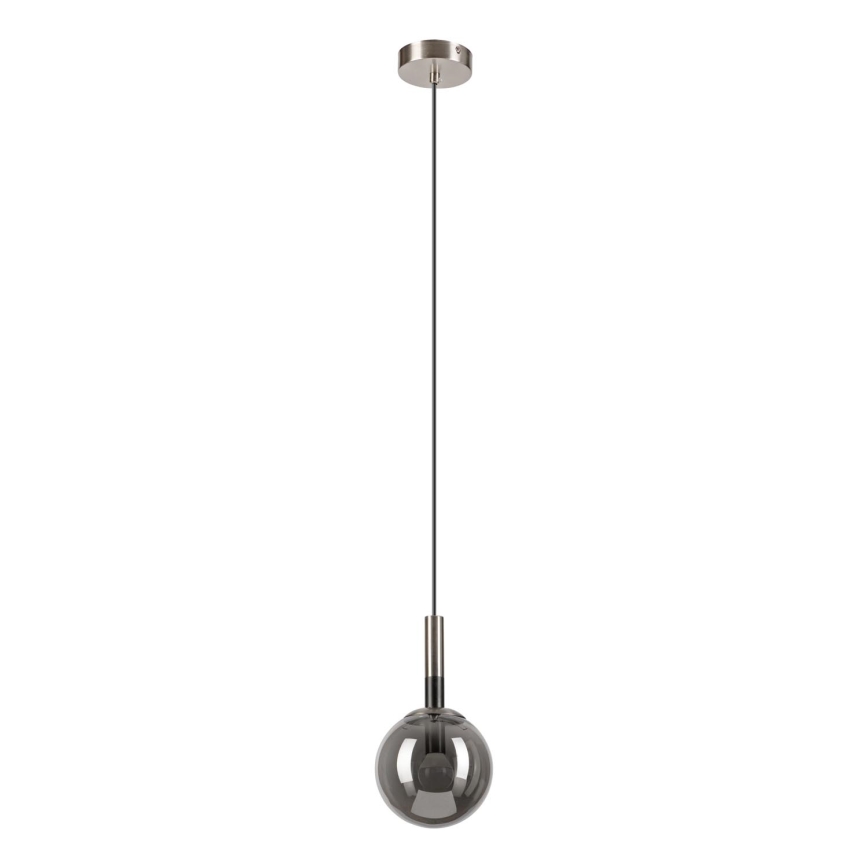 Luster na sajli ROLLO 1xE14/5W/230V mat krom/dimna