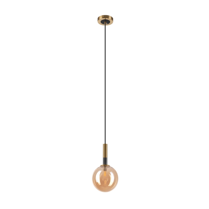 Luster na sajli ROLLO 1xG9/5W/230V zlatna/dimna bež