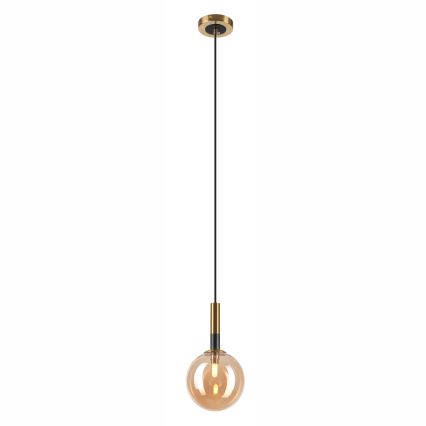 Luster na sajli ROLLO 1xG9/5W/230V zlatna/dimna bež