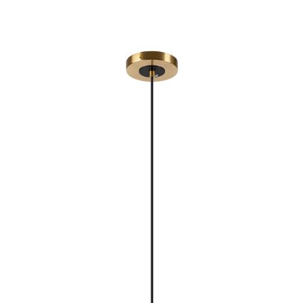 Luster na sajli ROLLO 3xE14/5W/230V zlatna/dimna bež