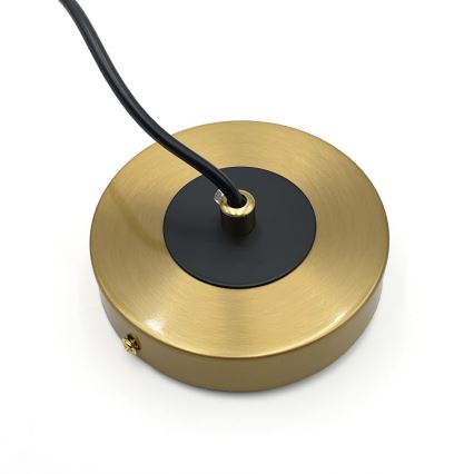 Luster na sajli ROLLO 3xE14/5W/230V zlatna/dimna bež