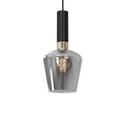 Luster na sajli ROMA BLACK 1xE27/60W/230V