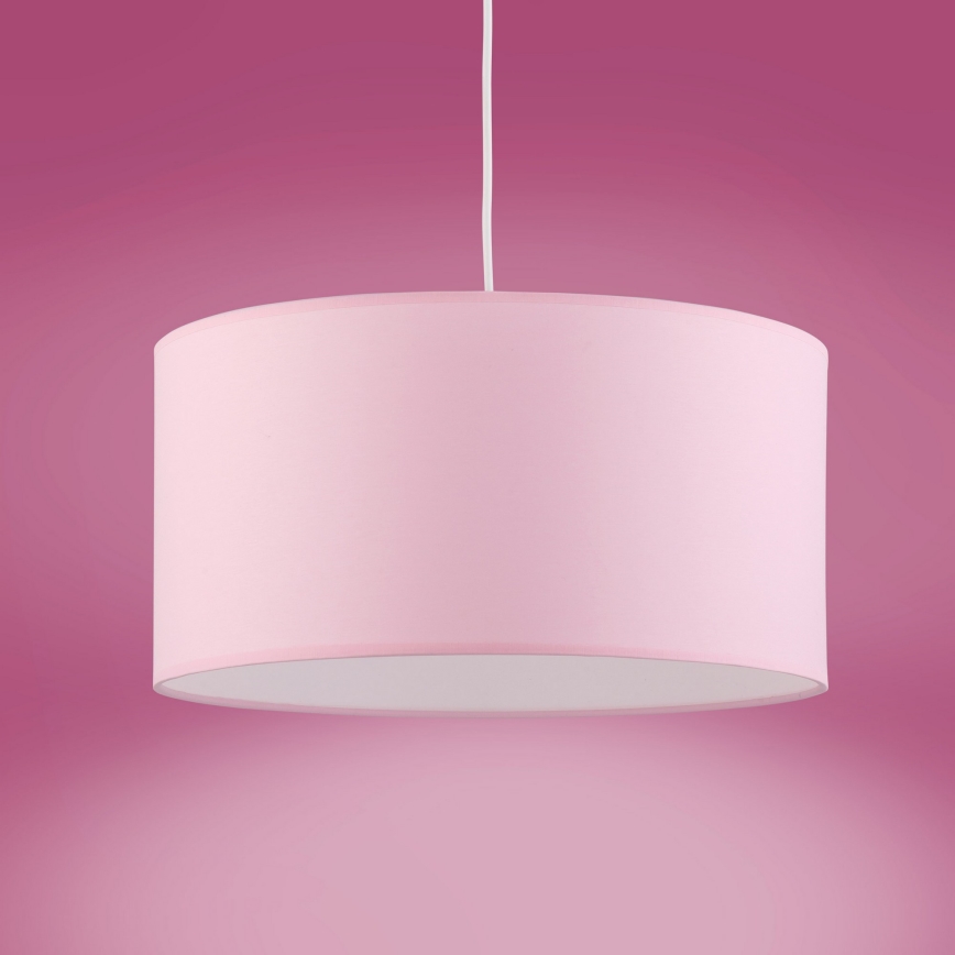 Luster na sajli RONDO KIDS 1xE27/15W/230V ružičasta