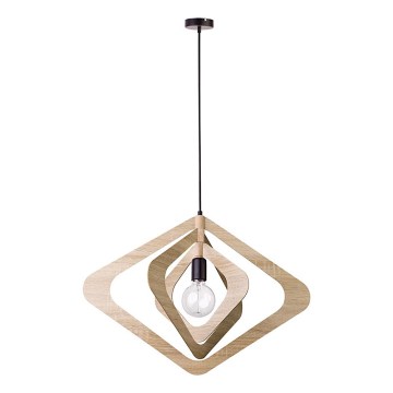 Luster na sajli ROXIE 1xE27/15W/230V smeđi