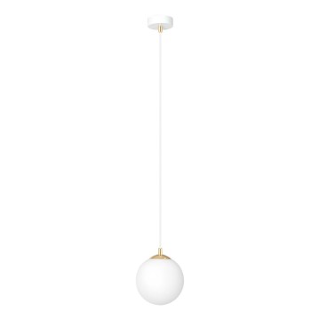 Luster na sajli ROYAL 1xE14/10W/230V pr. 14 cm bijela