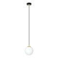 Luster na sajli ROYAL 1xE14/10W/230V pr. 14 cm crna