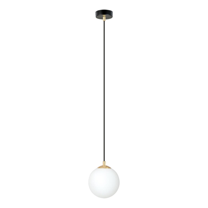 Luster na sajli ROYAL 1xE14/10W/230V pr. 14 cm crna