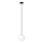Luster na sajli ROYAL 1xE14/10W/230V pr. 14 cm crna