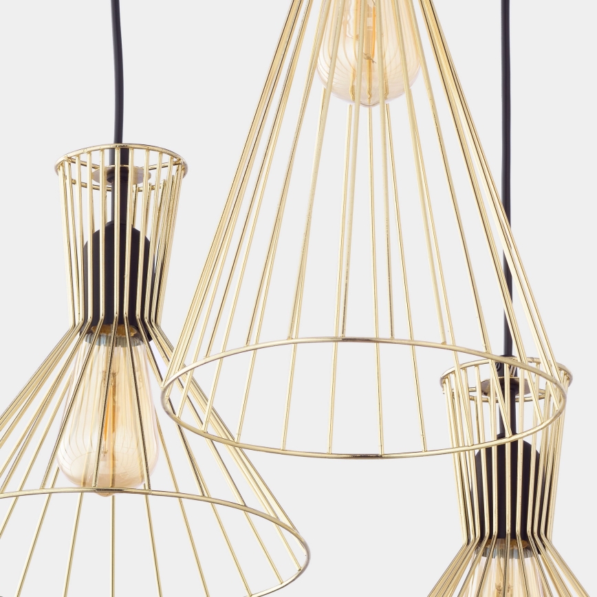 Luster na sajli SAHARA 3xE27/60W/230V