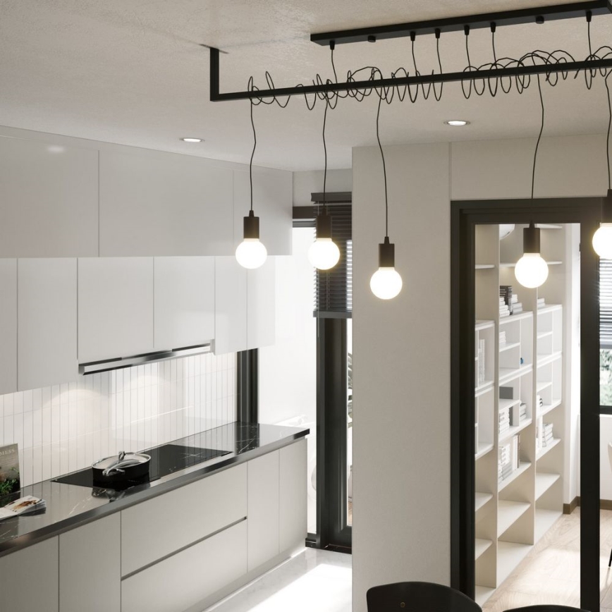 Luster na sajli SALAMANCA 2xE27/60W/230V