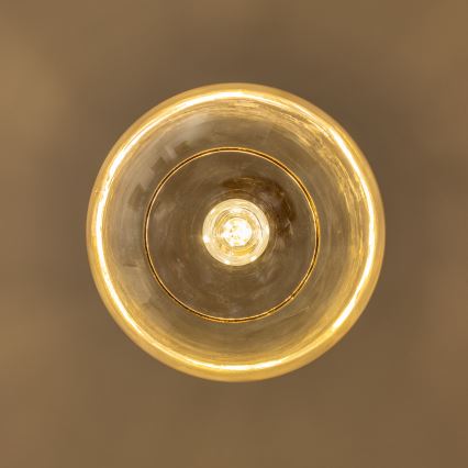 Luster na sajli SEVENTIES E27/60W/230V dimna/smeđa