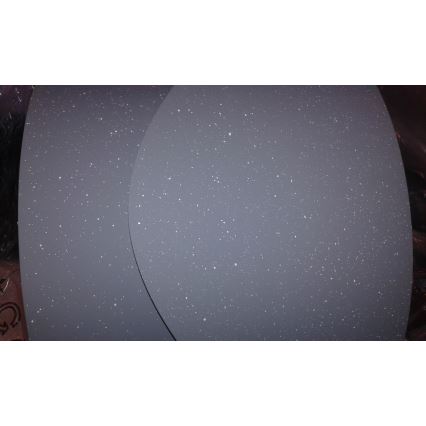 Luster na sajli SFERA 1xE27/60W/230V pr. 35 cm siva/zlatna