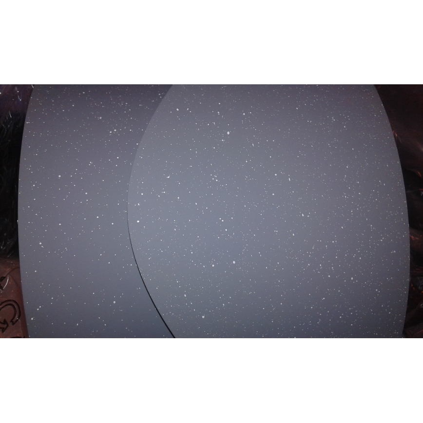 Luster na sajli SFERA 1xE27/60W/230V pr. 50 cm siva/zlatna