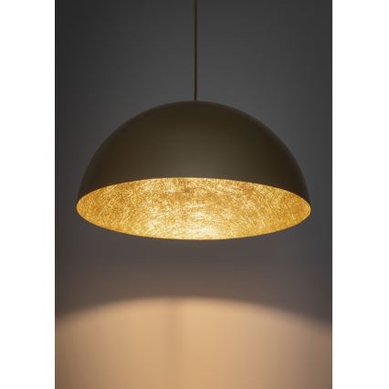 Luster na sajli SFERA 1xE27/60W/230V pr. 50 cm zlatna
