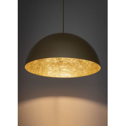 Luster na sajli SFERA 1xE27/60W/230V pr. 50 cm zlatna