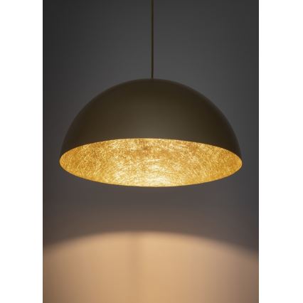 Luster na sajli SFERA 1xE27/60W/230V pr. 70 cm zlatna